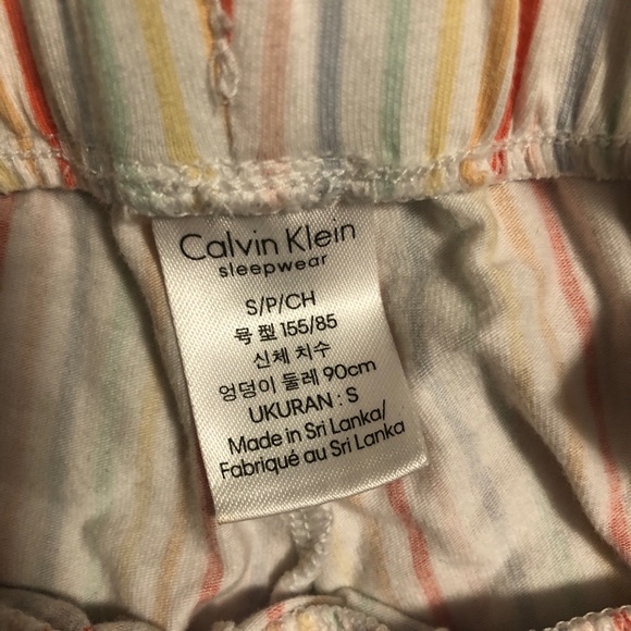 Calvin Klein Striped Sleeveless PJ set - Picture 4 of 4